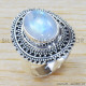 Rainbow Moonstone 925 Sterling Silver Ring (SJWR-1392) Rainbow Moonstone 925 Sterling Silver Ring (SJWR-1392)