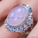 Wholesale Price Jewelry Rose Quartz Gemstone 925 Sterling Silver Ring SJWR-1393
