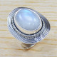 925 Sterling Silver Factory Direct Jewelry Rainbow Moonstone Ring SJWR-1405