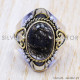 Black Rutile 925 Sterling Silver Ring (SJWR-141) Black Rutile 925 Sterling Silver Ring (SJWR-141)