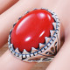 Coral Gemstone Traditional Jewelry 925 Sterling Silver Fine Ring SJWR-1412