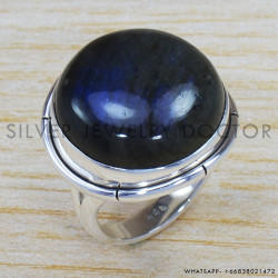 Labradorite 925 Sterling Silver Ring (SJWR-1418) Labradorite 925 Sterling Silver Ring (SJWR-1418)
