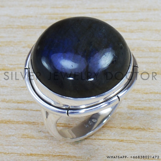 Labradorite 925 Sterling Silver Ring (SJWR-1418) Labradorite 925 Sterling Silver Ring (SJWR-1418)