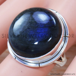 Labradorite 925 Sterling Silver Ring (SJWR-1418)