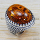 Amber 925 Sterling Silver Ring (SJWR-1422) Amber 925 Sterling Silver Ring (SJWR-1422)