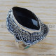 Black Onyx 925 Sterling Silver Ring (SJWR-1426)