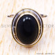 Black Onyx 925 Sterling Silver Ring (SJWR-143) Black Onyx 925 Sterling Silver Ring (SJWR-143)