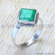 Emerald 925 Sterling Silver Ring (SJWR-1444)