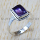 Amethyst 925 Sterling Silver Ring (SJWR-1449)