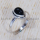 Black Onyx 925 Sterling Silver Ring (SJWR-1454)