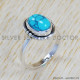 Turquoise 925 Sterling Silver Ring (SJWR-1462)