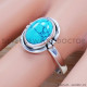Turquoise 925 Sterling Silver Ring (SJWR-1462)