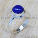 Lapis Lazuli 925 Sterling Silver Ring (SJWR-1468)