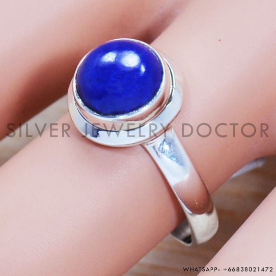 Lapis Lazuli 925 Sterling Silver Ring (SJWR-1468)