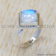 Rainbow Moonstone 925 Sterling Silver Ring (SJWR-1471)