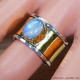 Rainbow Moonstone 925 Sterling Silver Ring (SJWR-1482) Rainbow Moonstone 925 Sterling Silver Ring (SJWR-1482)
