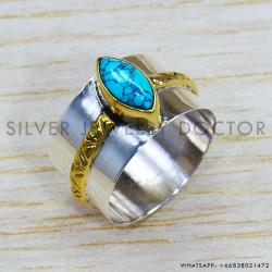 Turquoise 925 Sterling Silver Ring (SJWR-1483) Turquoise 925 Sterling Silver Ring (SJWR-1483)