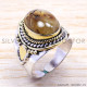 Golden Rutile 925 Sterling Silver Ring (SJWR-149) Golden Rutile 925 Sterling Silver Ring (SJWR-149)