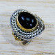 Black Onyx 925 Sterling Silver Ring (SJWR-1501)