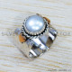 Pearl 925 Sterling Silver Ring (SJWR-1503)