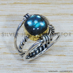 Labradorite 925 Sterling Silver Ring (SJWR-1506)
