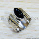 Black Onyx 925 Sterling Silver Ring (SJWR-1508)