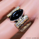 Black Onyx 925 Sterling Silver Ring (SJWR-1508)