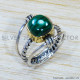 Malachite 925 Sterling Silver Ring (SJWR-1510)