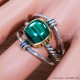 Malachite 925 Sterling Silver Ring (SJWR-1510)