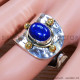 Lapis Lazuli 925 Sterling Silver Ring (SJWR-1514)
