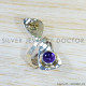 Amethyst 925 Sterling Silver Ring (SJWR-1515)