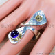 Amethyst 925 Sterling Silver Ring (SJWR-1515)