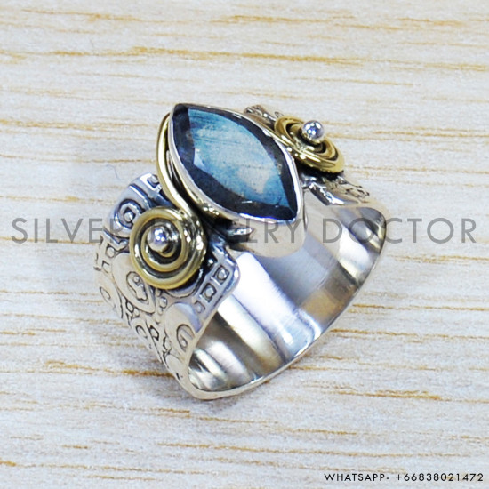 Labradorite 925 Sterling Silver Ring (SJWR-1520)