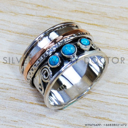 Turquoise 925 Sterling Silver Ring (SJWR-1522) Turquoise 925 Sterling Silver Ring (SJWR-1522)