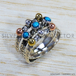 Turquoise 925 Sterling Silver Ring (SJWR-1528) Turquoise 925 Sterling Silver Ring (SJWR-1528)