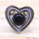 Black Onyx 925 Sterling Silver Ring (SJWR-153) Black Onyx 925 Sterling Silver Ring (SJWR-153)