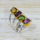 Peridot 925 Sterling Silver Ring (SJWR-1533) Peridot 925 Sterling Silver Ring (SJWR-1533)