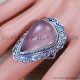 Rose Quartz 925 Sterling Silver Ring (SJWR-1535) Rose Quartz 925 Sterling Silver Ring (SJWR-1535)