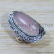 Rose Quartz 925 Sterling Silver Ring (SJWR-1537) Rose Quartz 925 Sterling Silver Ring (SJWR-1537)