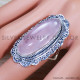 Rose Quartz 925 Sterling Silver Ring (SJWR-1537) Rose Quartz 925 Sterling Silver Ring (SJWR-1537)