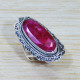 Antique Look Jewelry 925 Sterling Silver Ruby Gemstone Fine Ring SJWR-1542