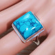 Exclusive 925 Sterling Silver Turquoise Gemstone Fine Jewelry Ring SJWR-1553