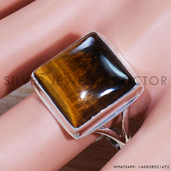 Tiger Eye 925 Sterling Silver Ring (SJWR-1556)