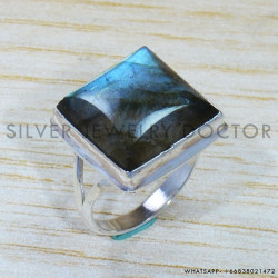 Labradorite 925 Sterling Silver Ring (SJWR-1558) Labradorite 925 Sterling Silver Ring (SJWR-1558)