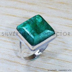 Emerald 925 Sterling Silver Ring (SJWR-1559) Emerald 925 Sterling Silver Ring (SJWR-1559)