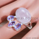 Rose Quartz 925 Sterling Silver Ring (SJWR-1561) Rose Quartz 925 Sterling Silver Ring (SJWR-1561)