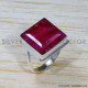 Ruby 925 Sterling Silver Ring (SJWR-1573)