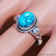 Turquoise 925 Sterling Silver Ring (SJWR-1576) Turquoise 925 Sterling Silver Ring (SJWR-1576)