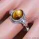 Tiger Eye 925 Sterling Silver Ring (SJWR-1579) Tiger Eye 925 Sterling Silver Ring (SJWR-1579)