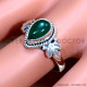 Green Onyx 925 Sterling Silver Ring (SJWR-1586) Green Onyx 925 Sterling Silver Ring (SJWR-1586)